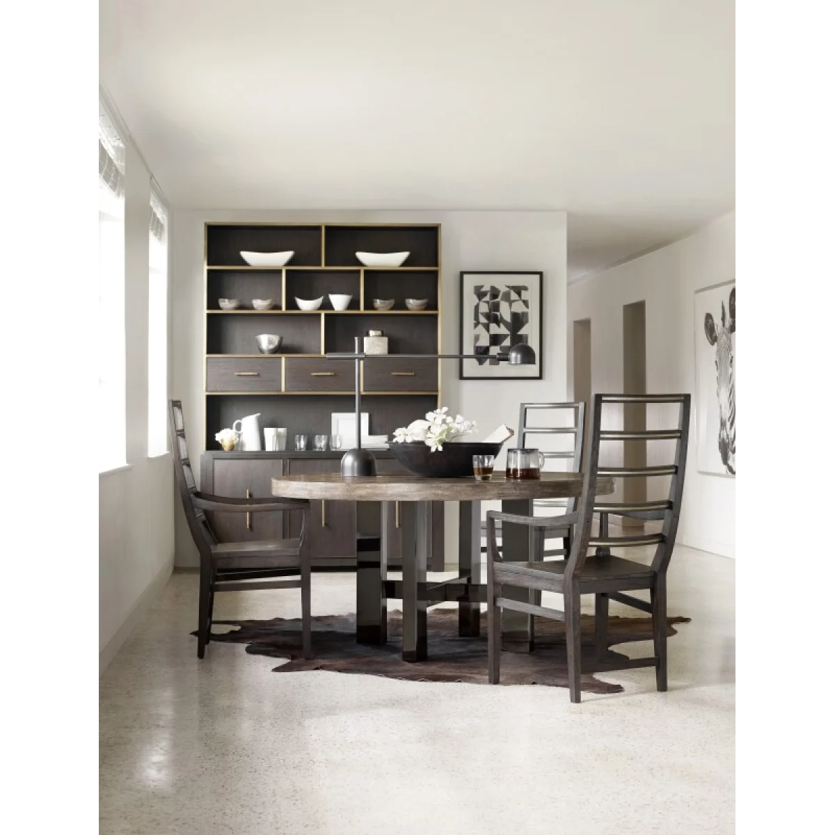 Casual Dining Curata Round Dining Table Base Dining Table Bases black 7