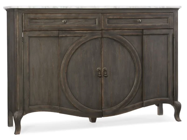 Melange Four-Door Two-Drawer Credenza Accent Furniture Accent Furniture