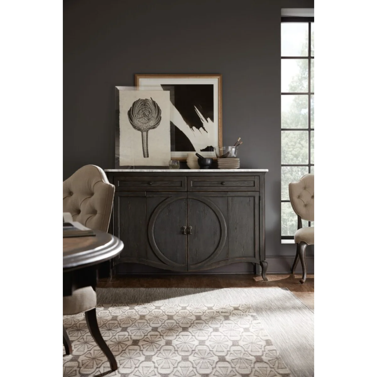 Melange Four-Door Two-Drawer Credenza Accent Furniture Accent Furniture 7