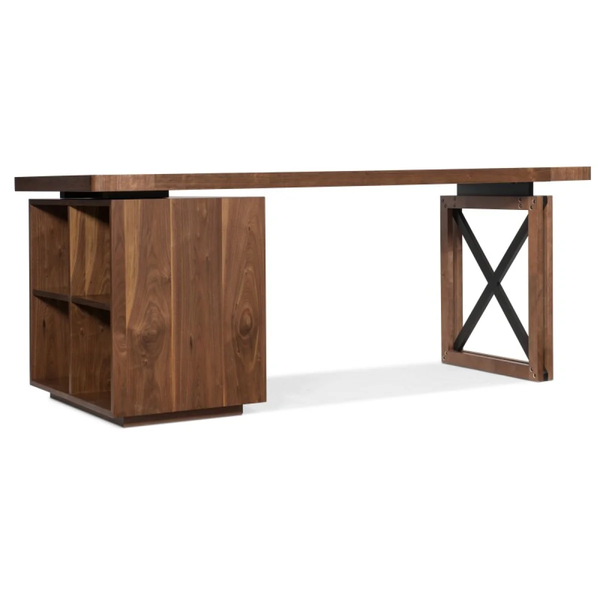 Home Office Elon Desk Base Desk Bases Brown 8