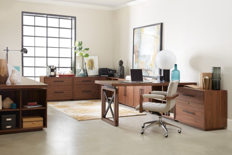 Elon Two-Door Cabinet Office Storage Brown 17 Elon Two-Door Cabinet Office Storage Brown 17