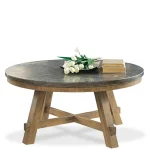 Rnd Cktl Tbl-base Cocktail & Coffee Tables Brown 6