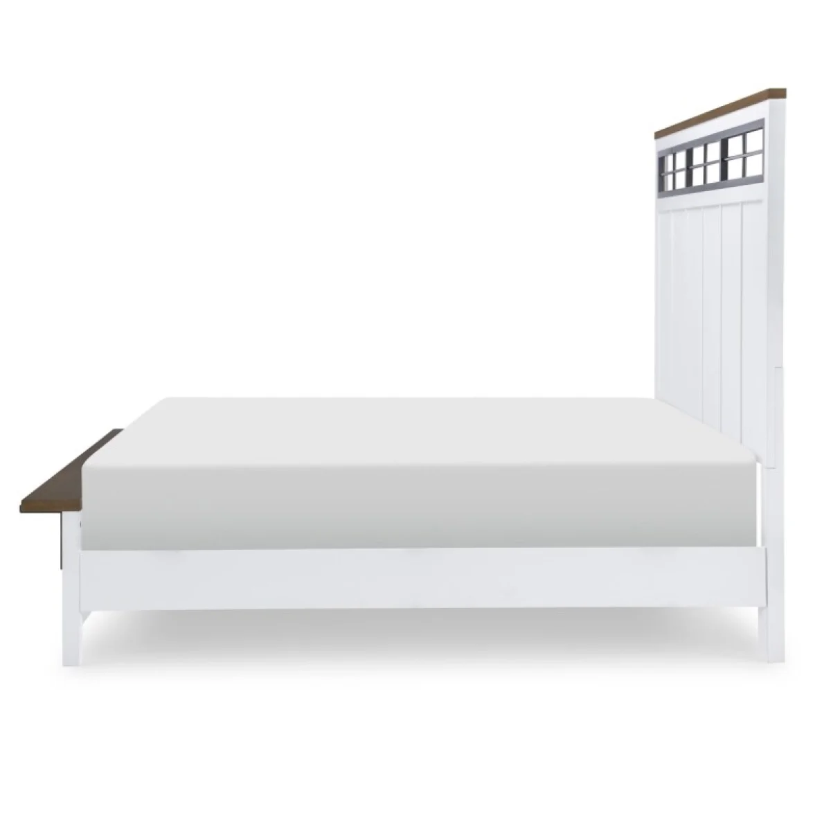 Complete Two Tone Panel Bed King 6/6 Beds Beds 7