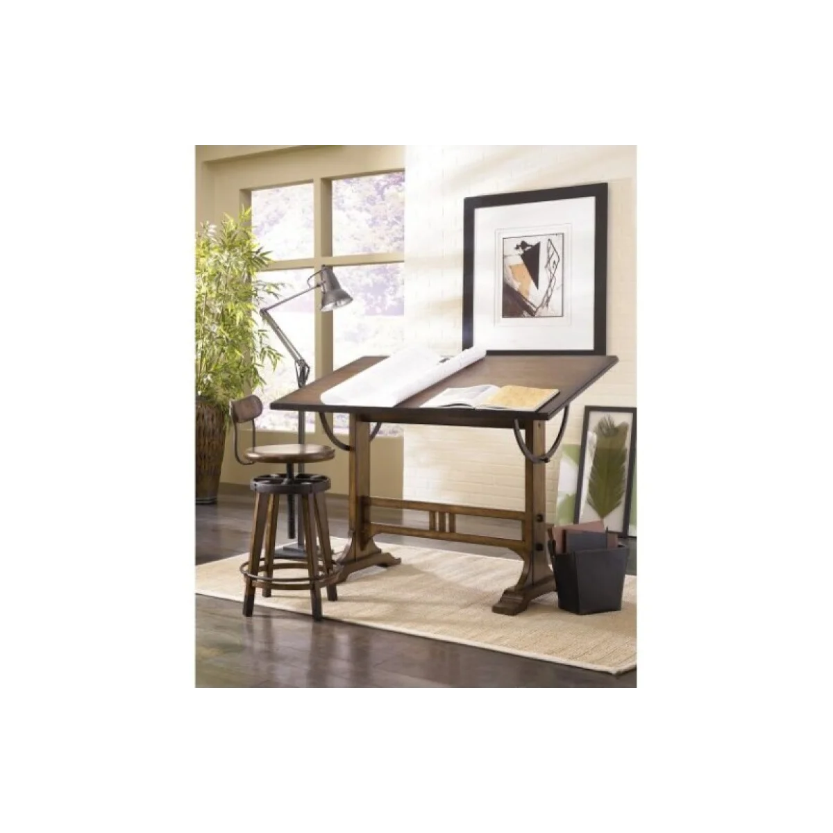 Studio Home Architect Desk Desks Brown 6