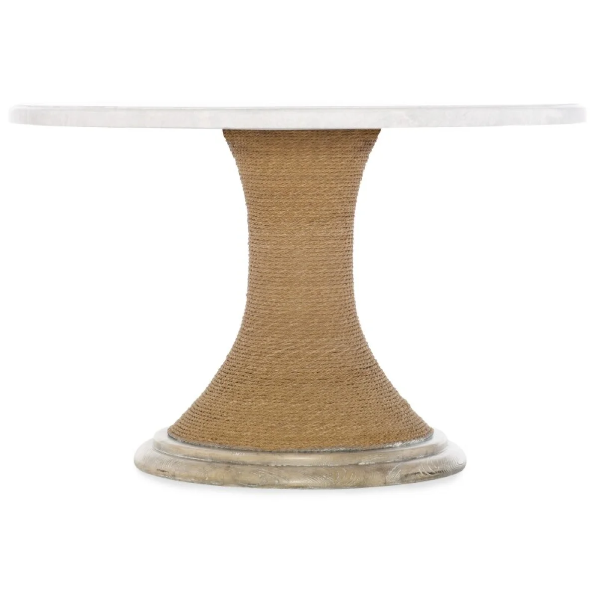 American Life Amani Amani 48in Round Pedestal Dining Table Dining Tables Brown 8