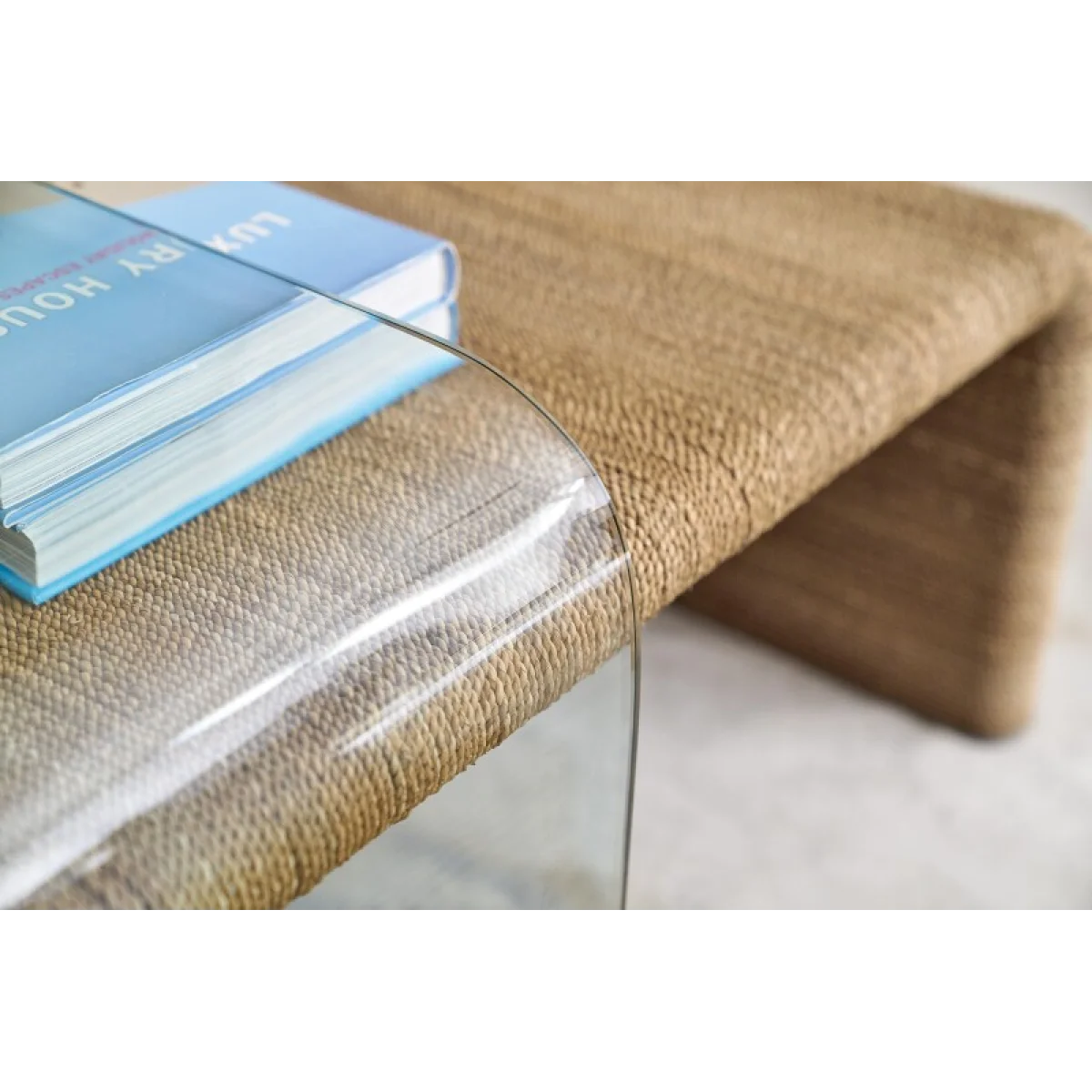 American Life Amani Amani Rope and Glass Cocktail Table Cocktail & Coffee Tables Brown 8