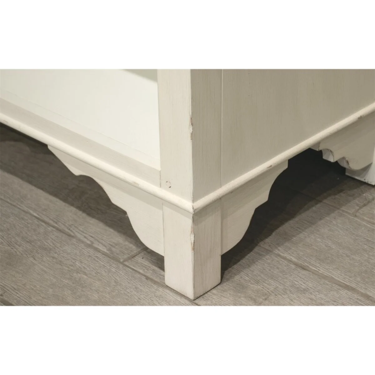 1-drawer Nightstand Nightstands Feathered White/Rich Charcoal 7
