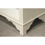 1-drawer Nightstand Nightstands Feathered White/Rich Charcoal 15