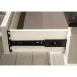 1-drawer Nightstand Nightstands Feathered White/Rich Charcoal 16