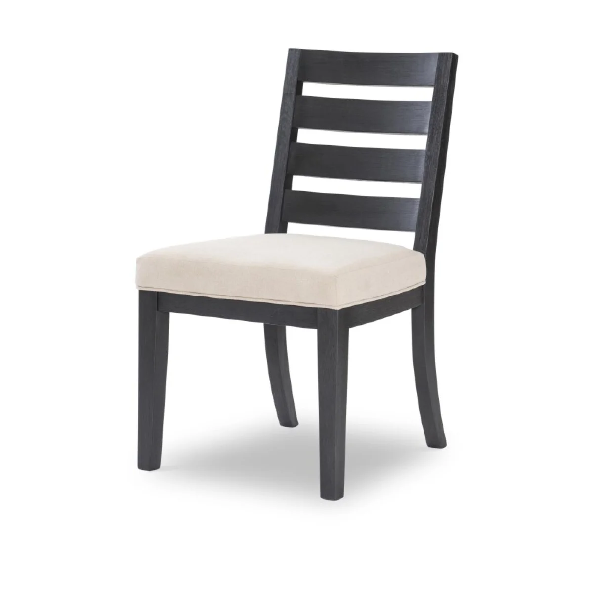 Ladder Back Side Chair Dark Oak Finish Chairs & Benches black 4