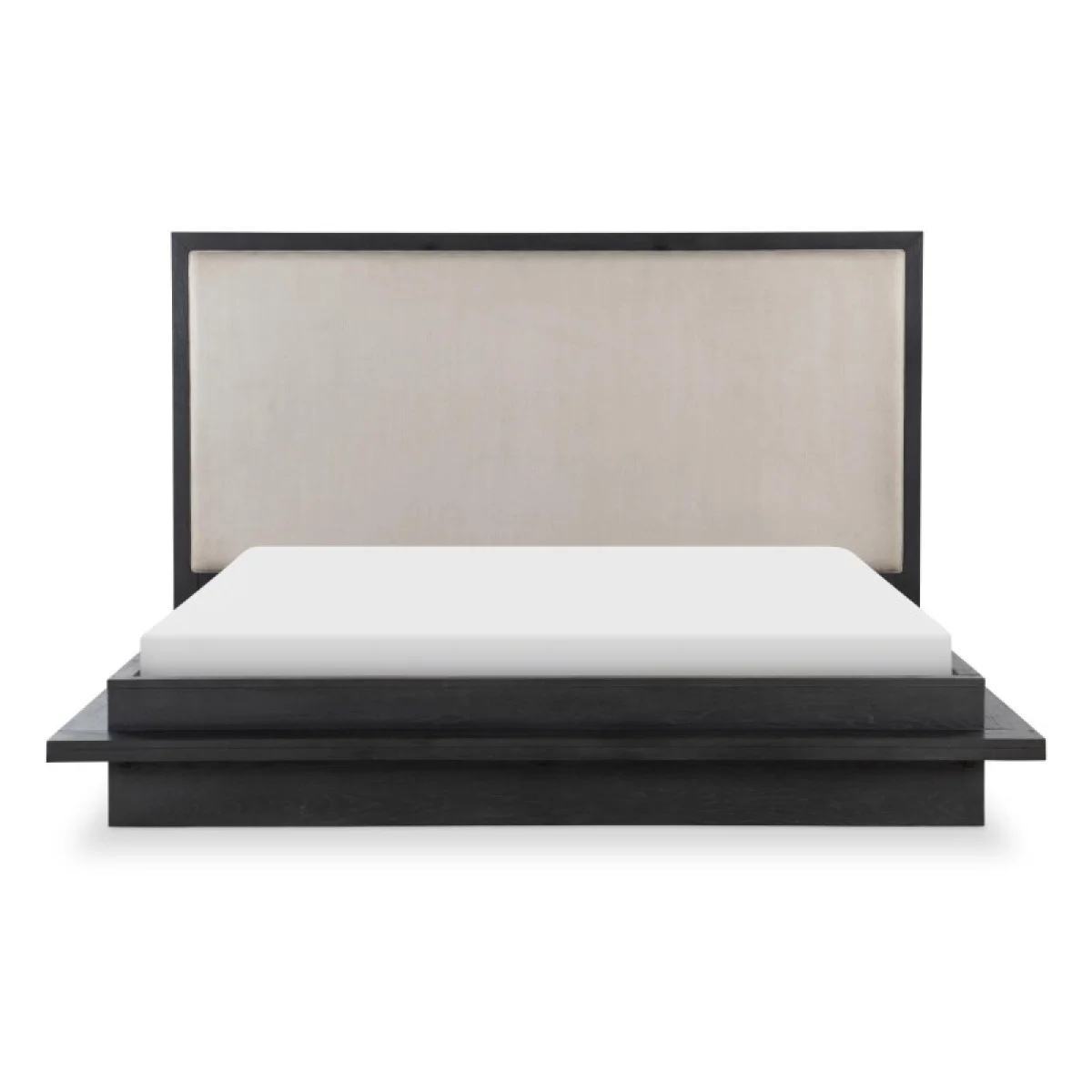 Complete Upholstered Bed K 6/6 Dark Oak Finish Beds Beds 6