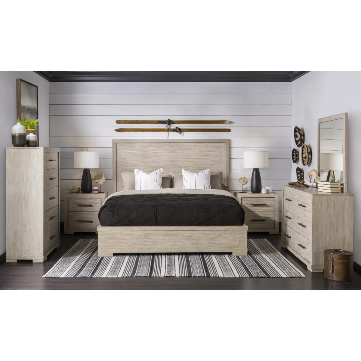 Dresser Light Oak Finish Dressers Brown 9