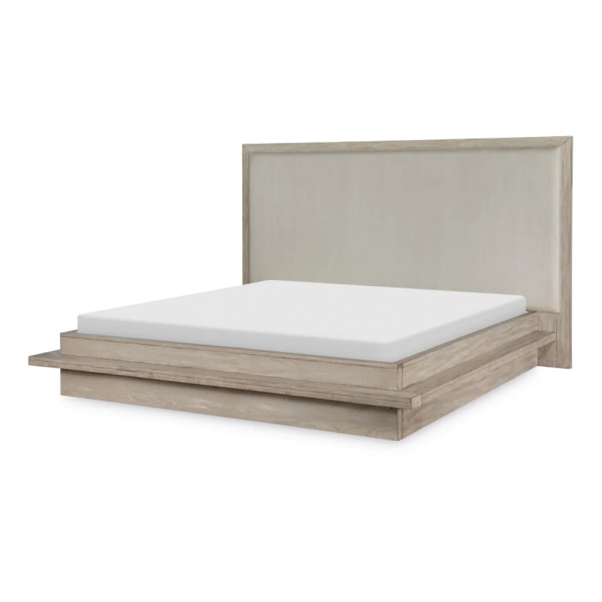 Complete Uph Bed Queen 5/0 Light Oak Finish Beds Beds 4