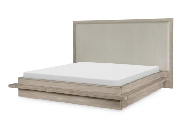 Complete Uph Bed Queen 5/0 Light Oak Finish Beds Beds