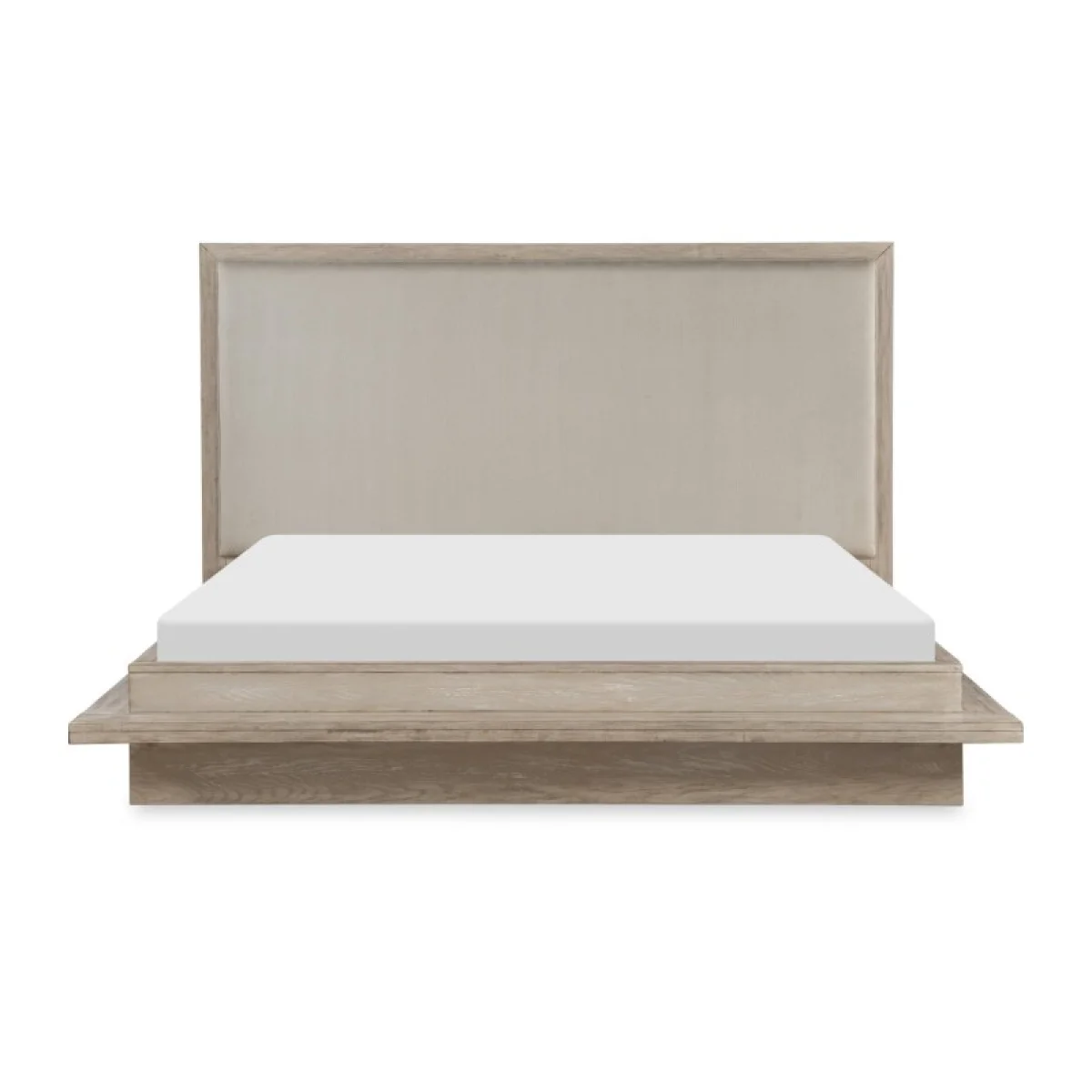Complete Uph Bed Queen 5/0 Light Oak Finish Beds Beds 6