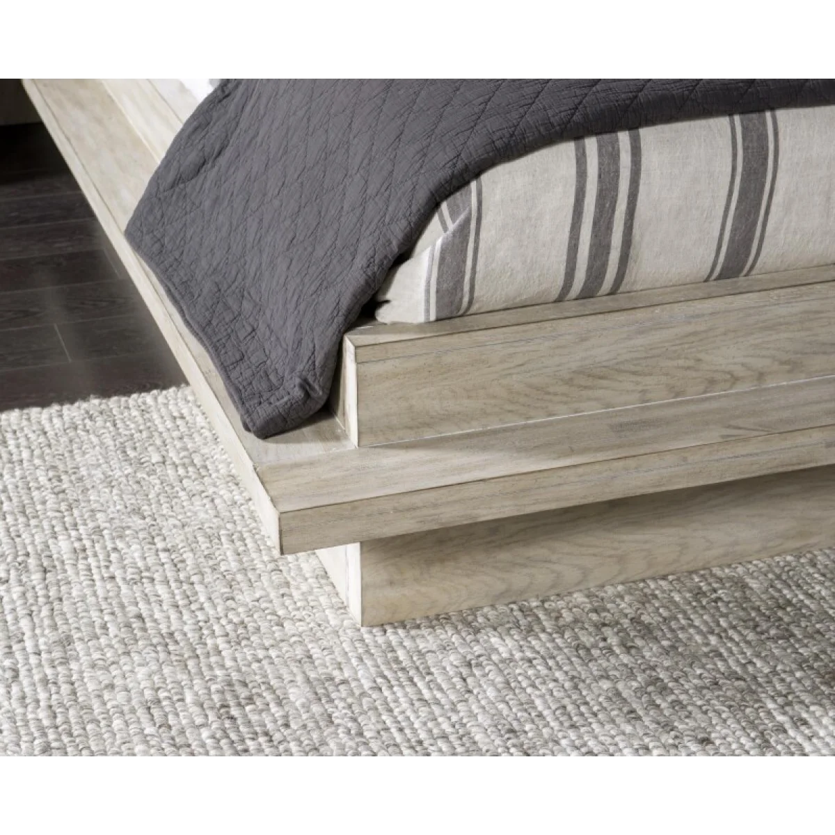 Complete Uph Bed King 6/6 Light Oak Finish Beds Beds 10