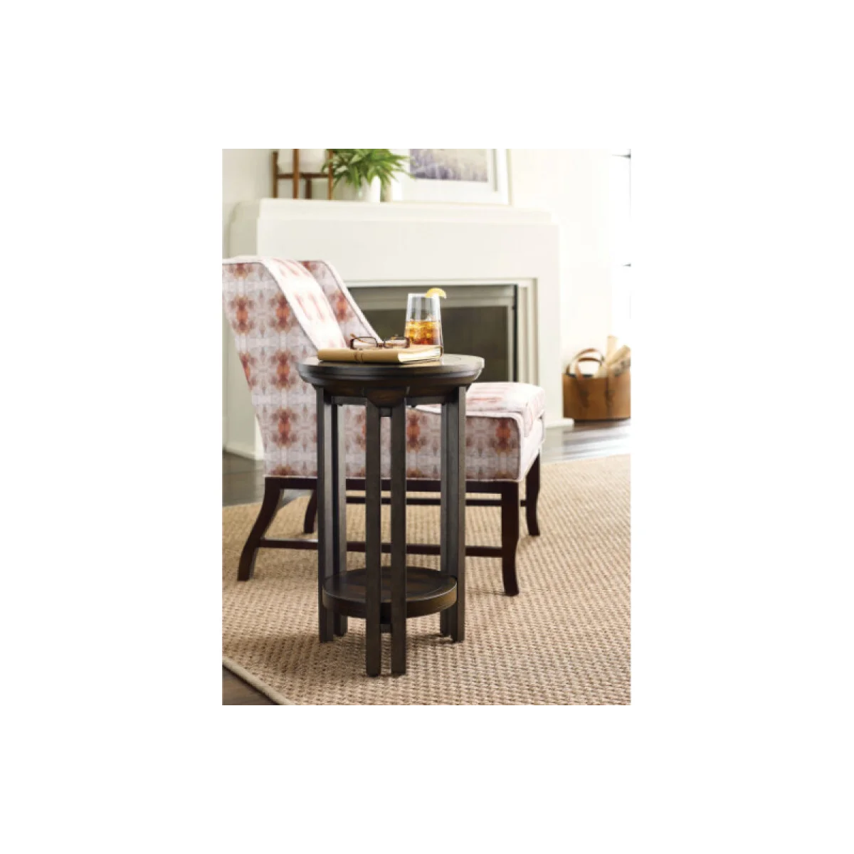 Ketchum-hamilton Round Chairside Table Chairside Tables Brown 6