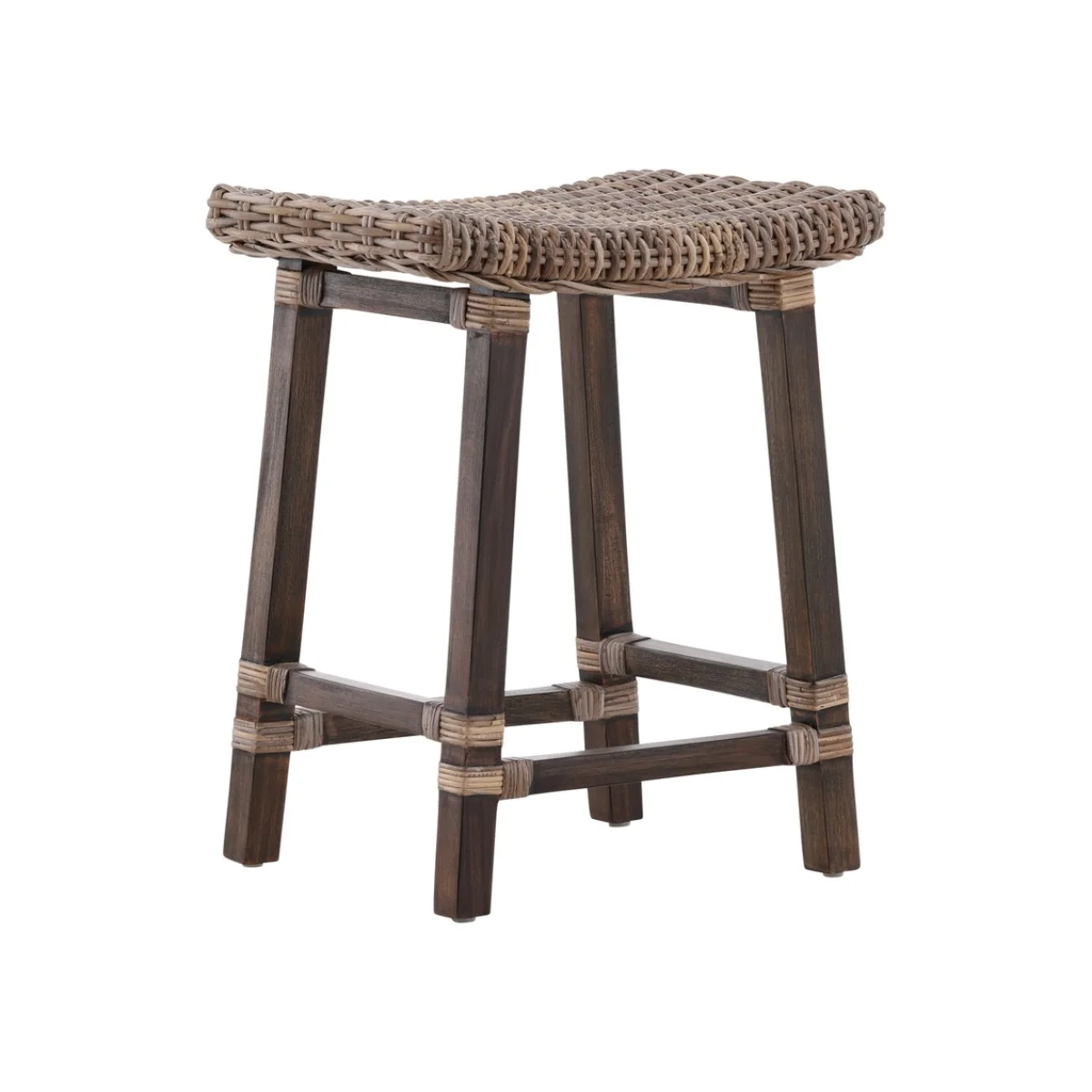 Country Woven Kubu Counter Stool Barstools Barstools 4