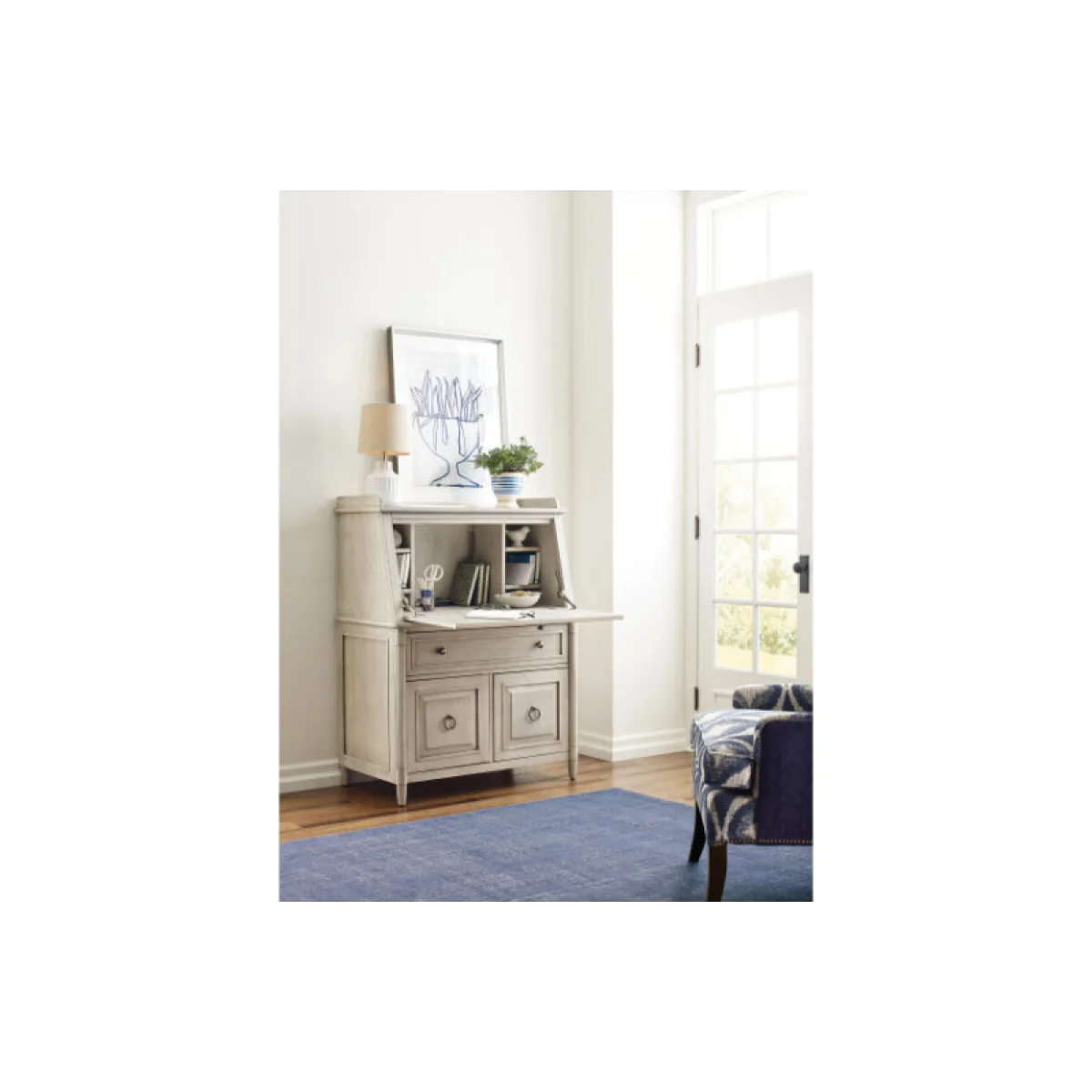 Domaine Secretary Desk Desks Cream 6