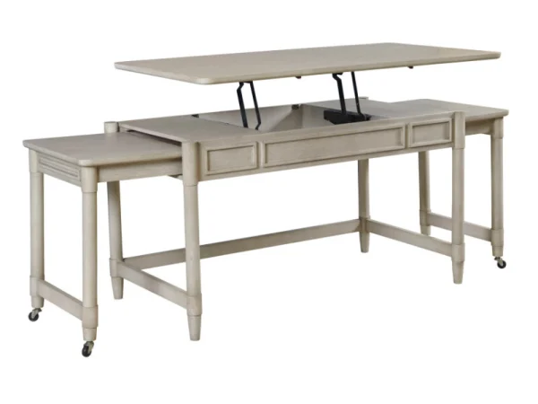 Domaine Lift Top Drafting Desk Desks Cream