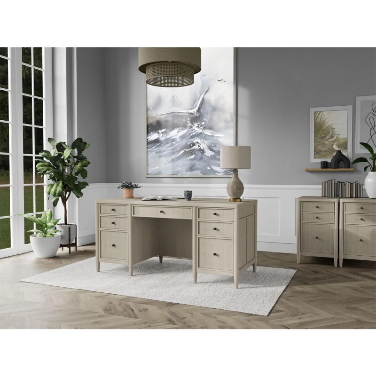 Executive Desk Desks Cream 9