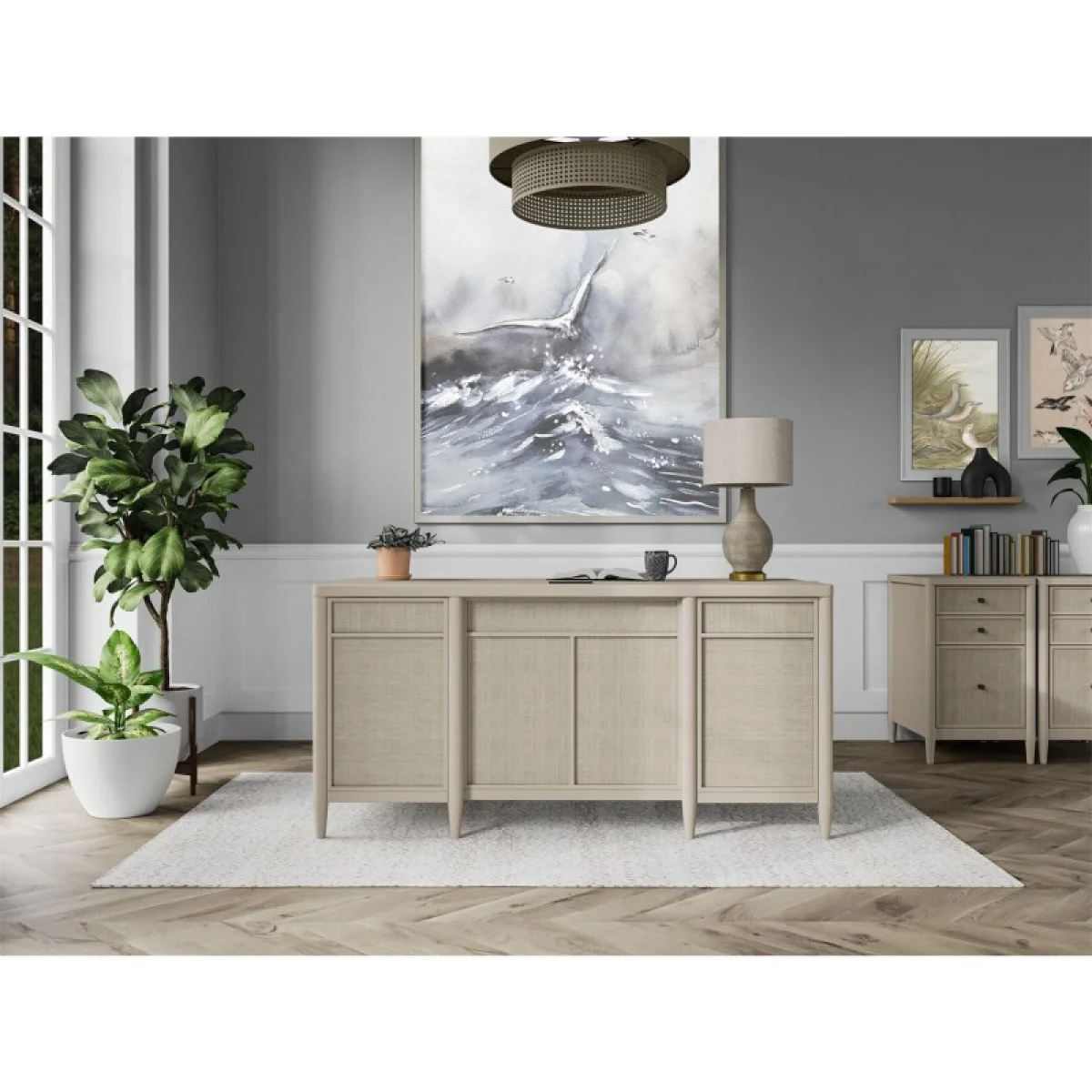 Executive Desk Desks Cream 10