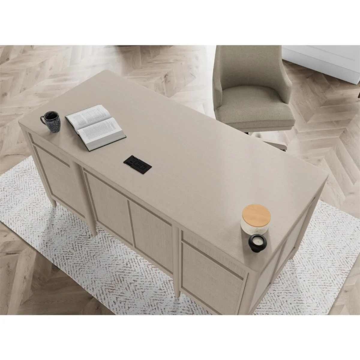 Uph Desk Chair Office Chairs Cream 4