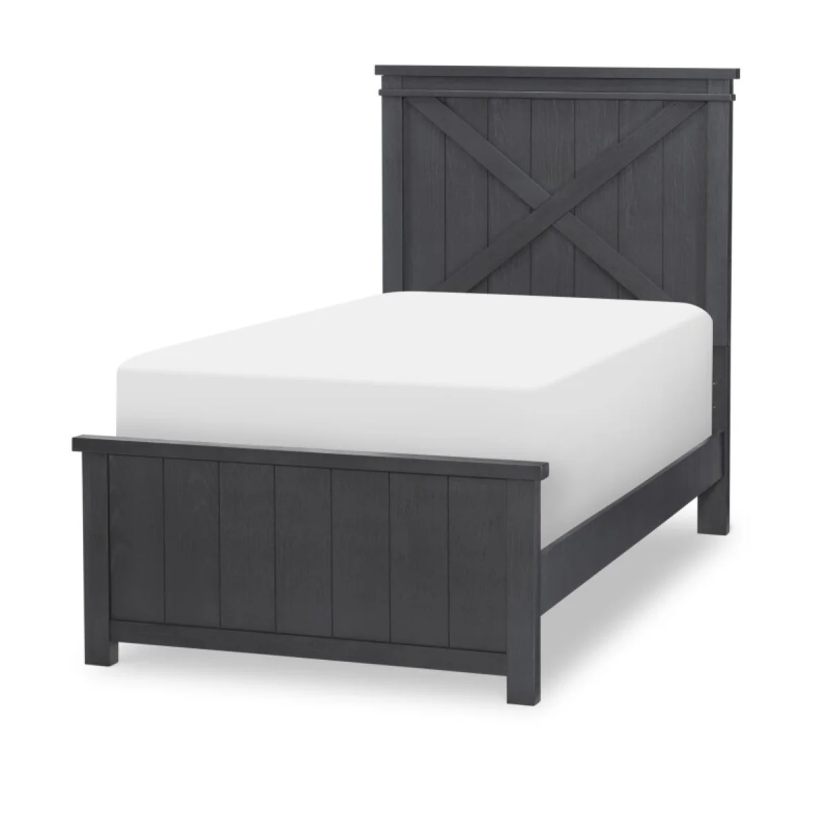 Complete Panel Bed Twin 33 Black Finish Youth Beds black 4