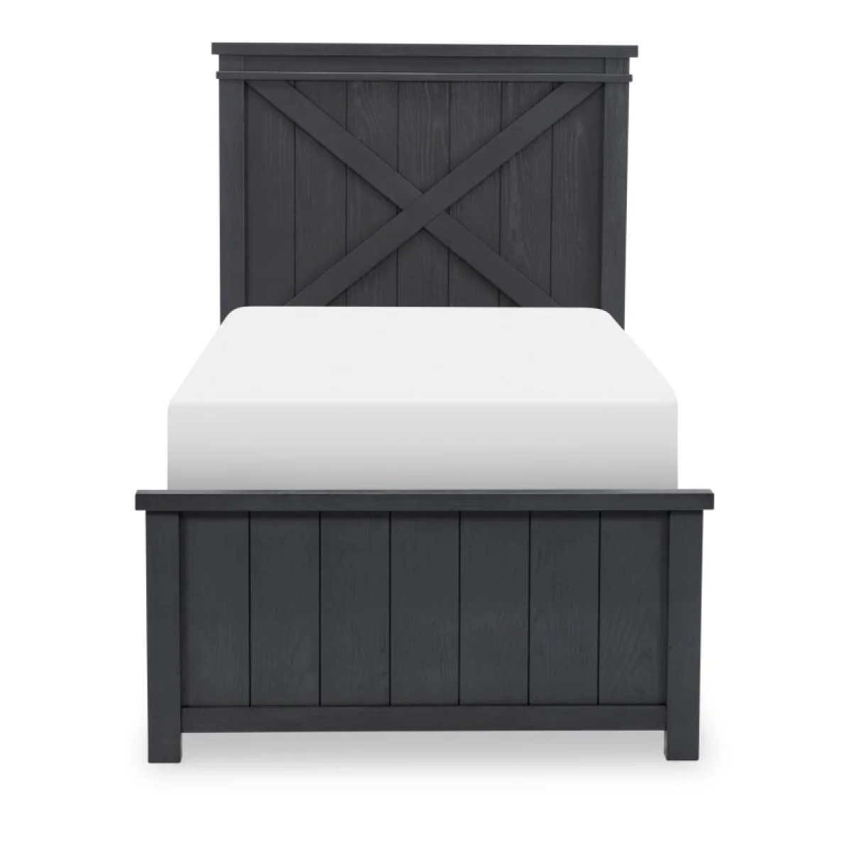 Complete Panel Bed Twin 33 Black Finish Youth Beds black 7