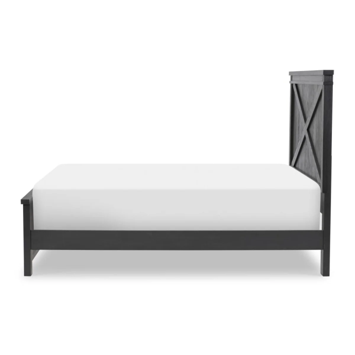 Complete Panel Bed Full 46 Black Finish Youth Beds black 9