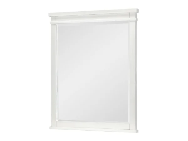Mirror White Finish Bedroom Mirrors Aged White