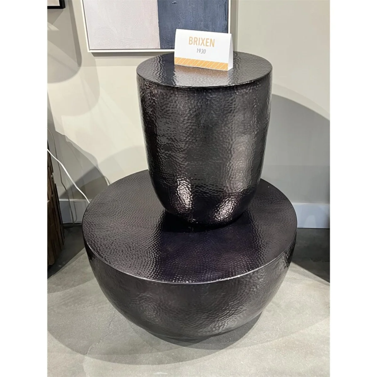 Round Cocktail Table Cocktail & Coffee Tables black 9