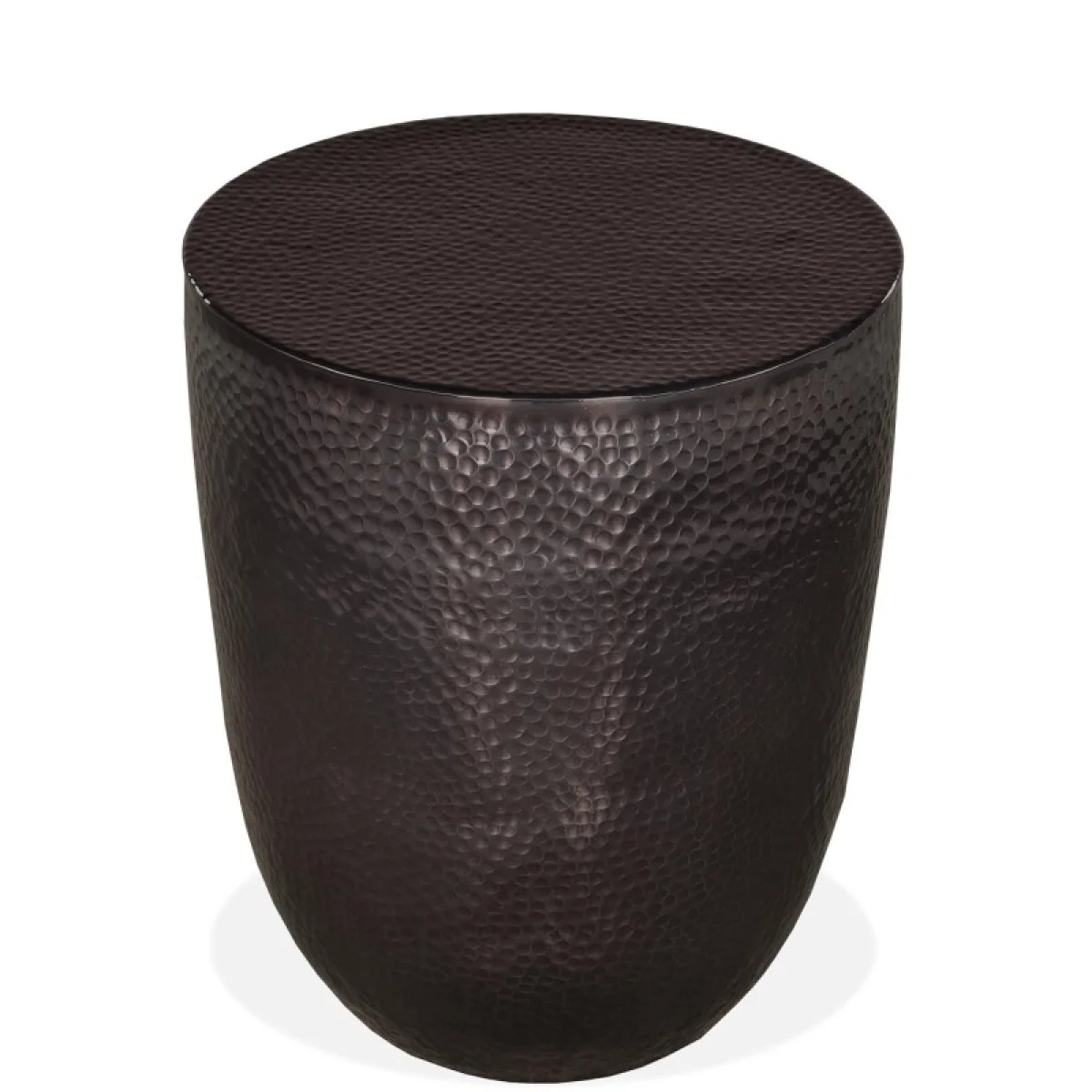 Round End Table End tables black 6