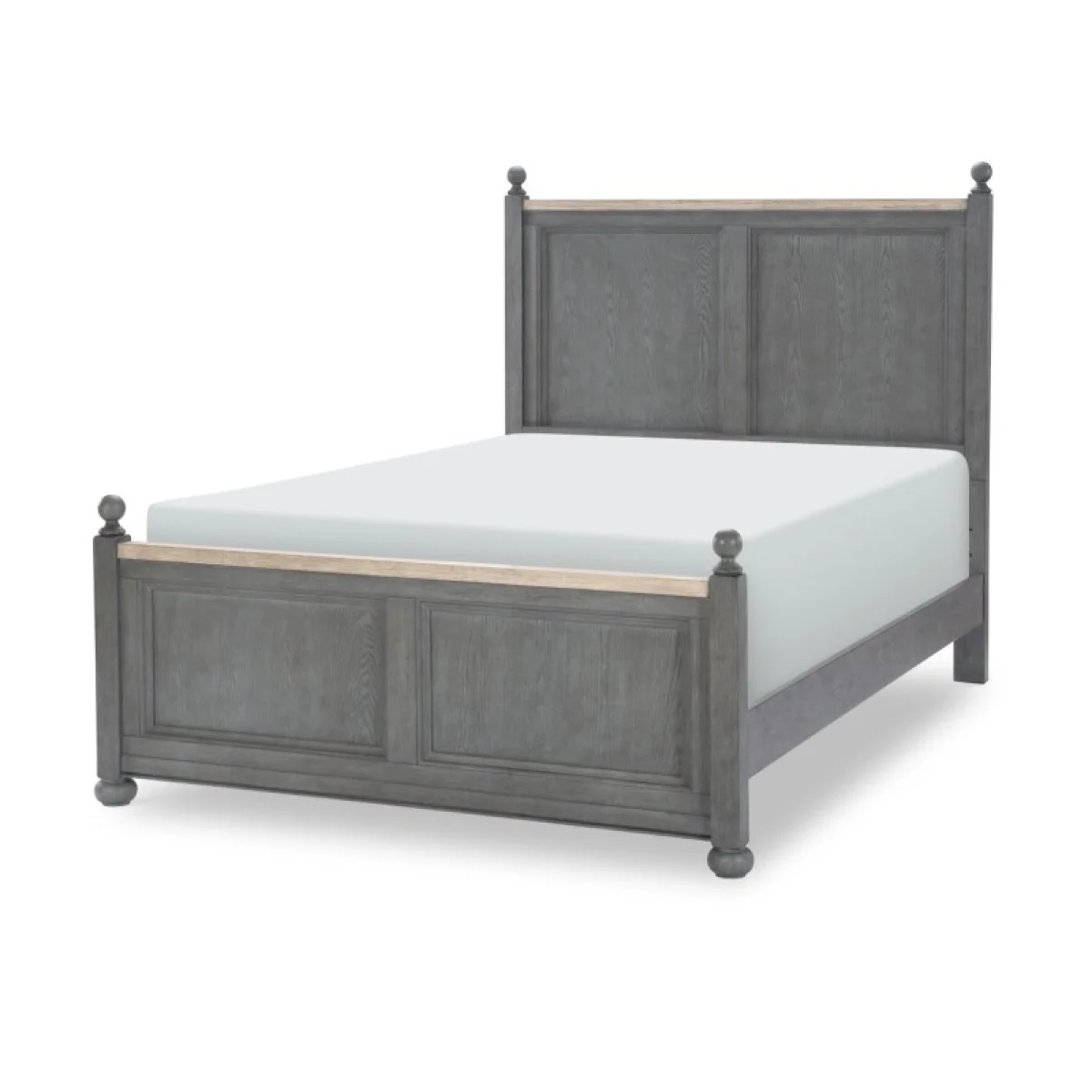 Complete Post Bed Full 4/6 Youth Beds Distressed Denim 4