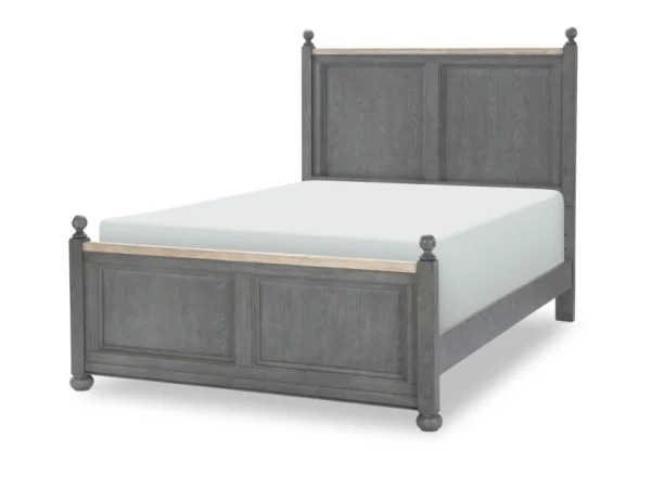 Complete Post Bed Full 4/6 Youth Beds Distressed Denim