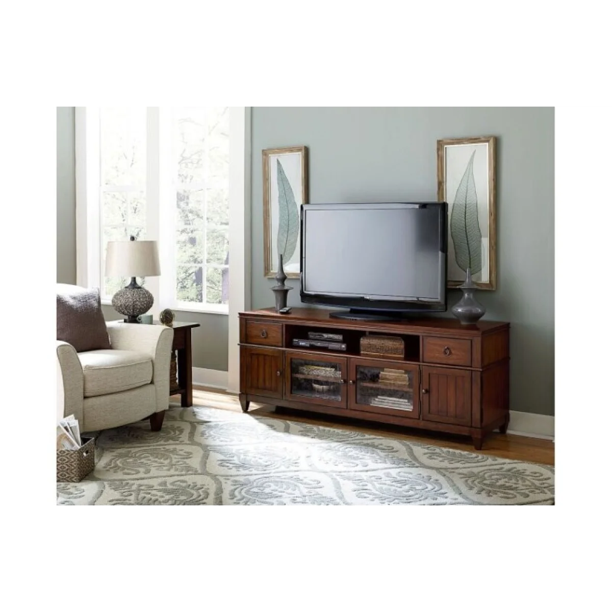 Sunset Valley Entertainment Console Entertainment Stands black 6