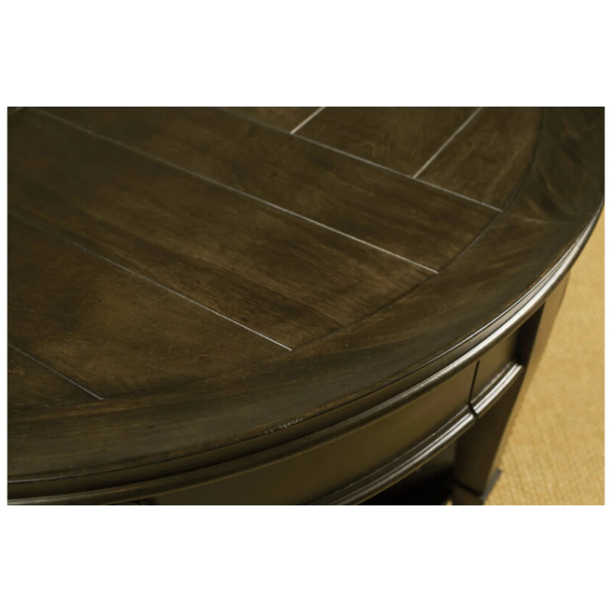 Sunset Valley Round Cocktail Table Cocktail & Coffee Tables Brown 7