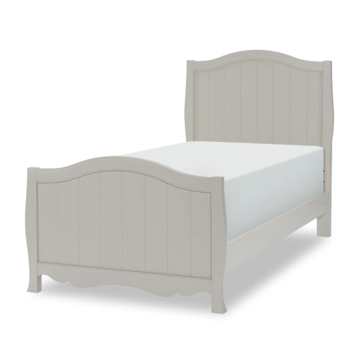 Complete Panel Bed Twin 3/3 Youth Beds Cream 4