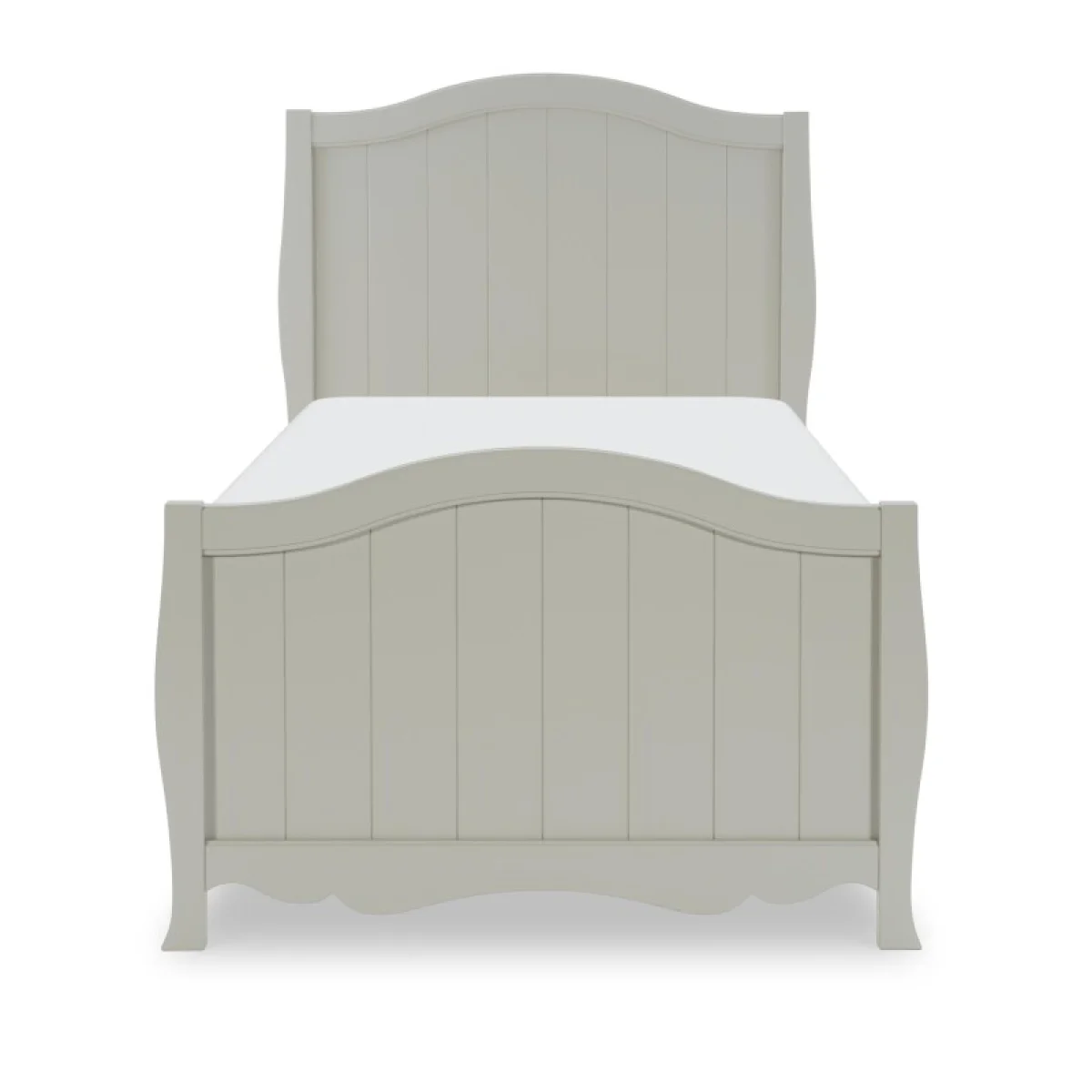 Complete Panel Bed Twin 3/3 Youth Beds Cream 6