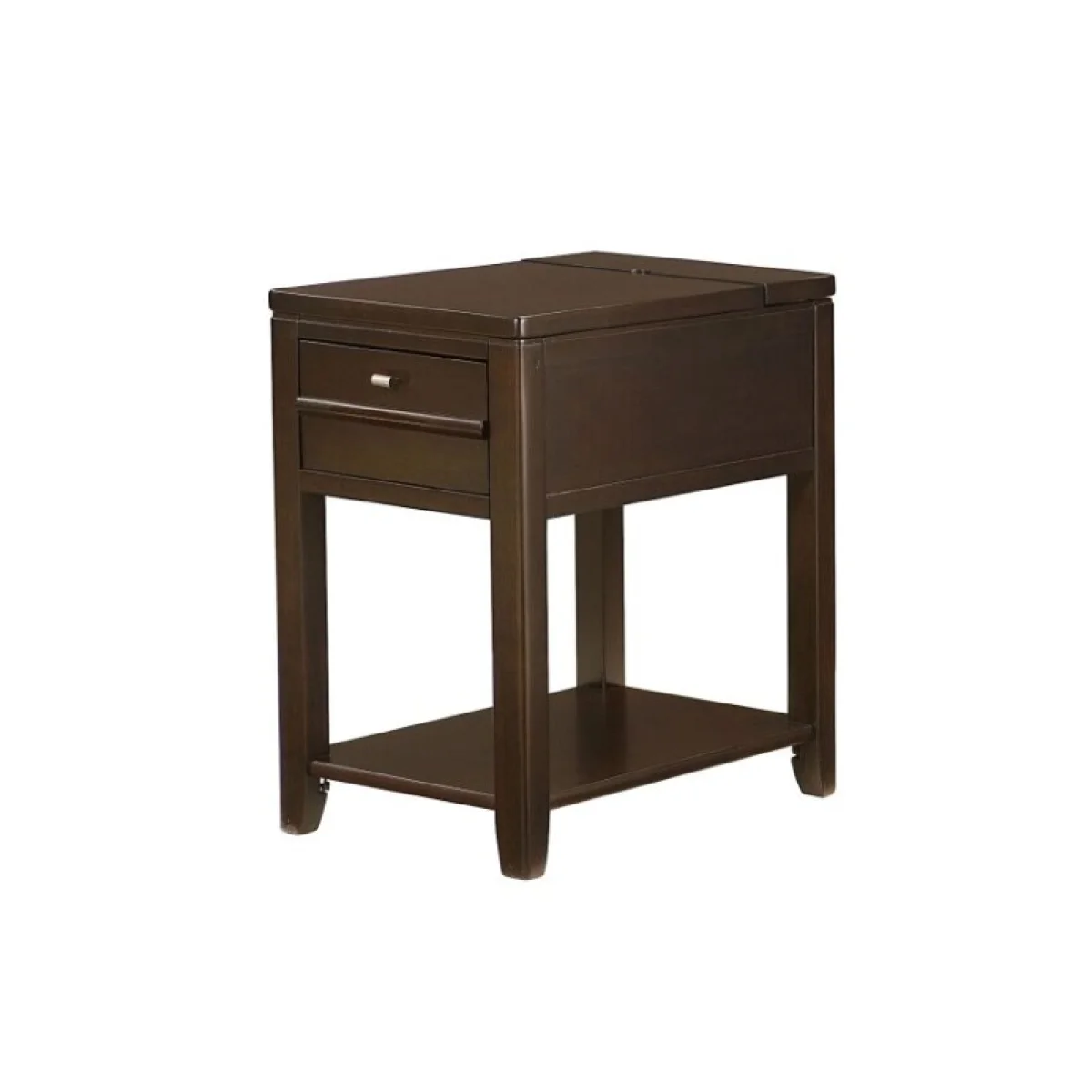 Chairsides Downtown Chairside Table-espresso Chairside Tables Brown 4
