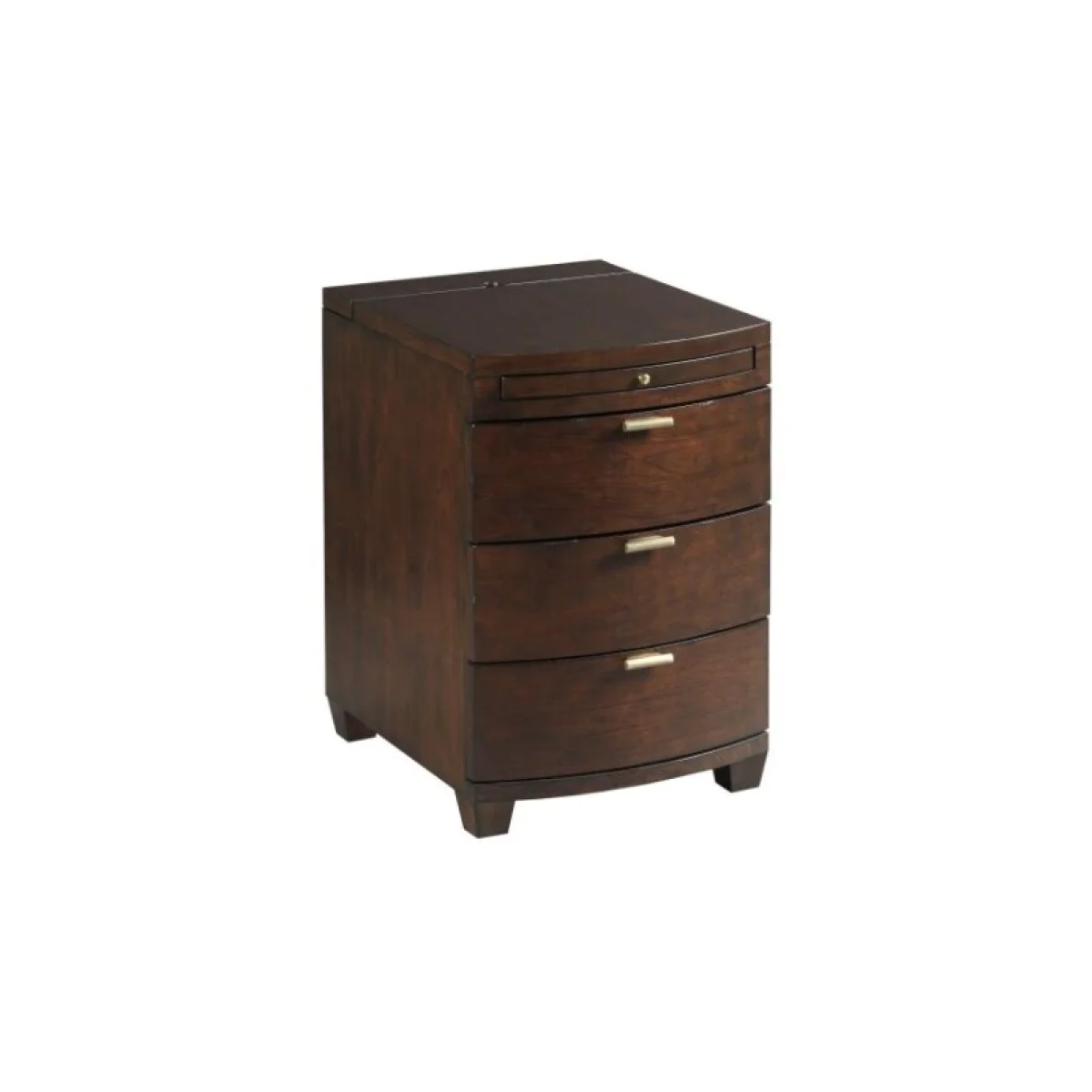 Chairsides Espresso Bowfront Chairside Chairside Tables Brown 4