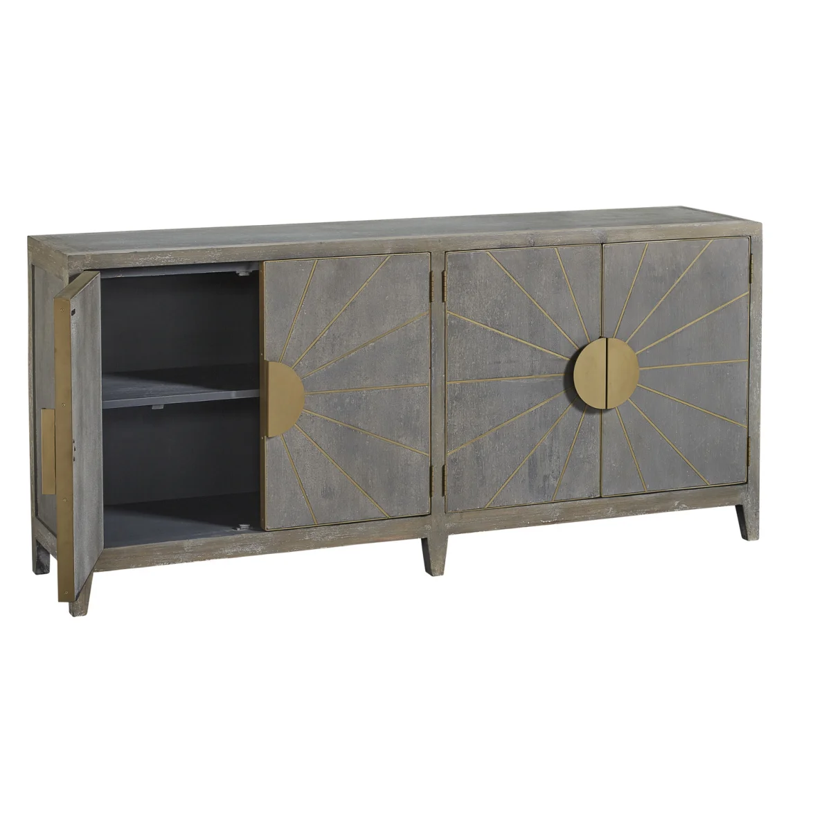 Rising Sun Sideboard Dining Storage Brown 6