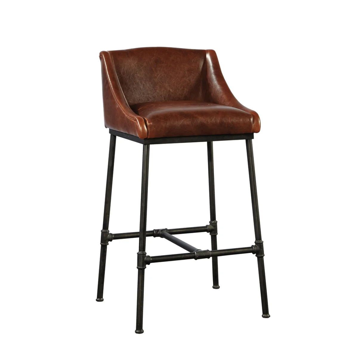 Iron Pipe Bar Stool Barstools Barstools 4