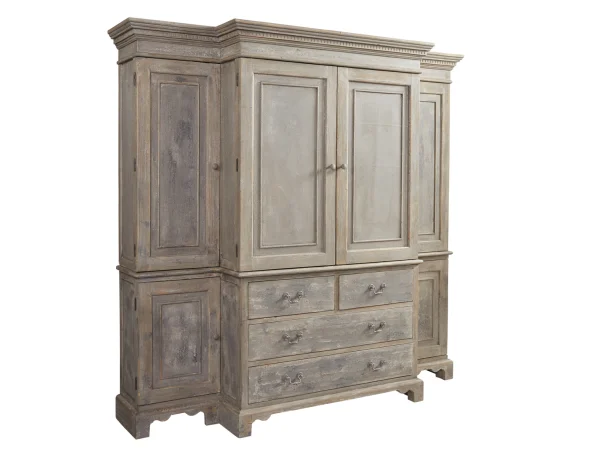 Churchill 66″ Highboy Console W/ 3 Doors DR1243GRP1 Entertainment Stands Aspen Home 11