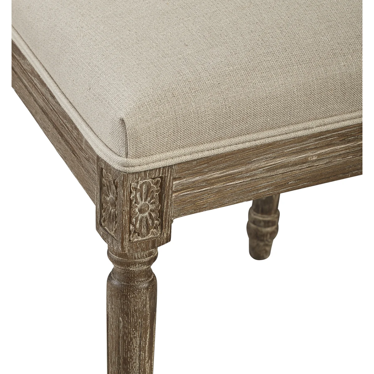 Linen & Oak Caned Back Side Chair Chairs & Benches Chairs & Benches 8