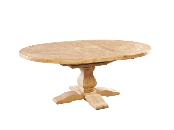 Manor House Extension Round Table Dining Tables Brown