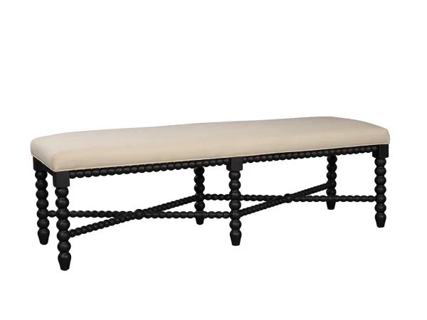 Monetti Bobbin Bench Chairs & Benches Brown