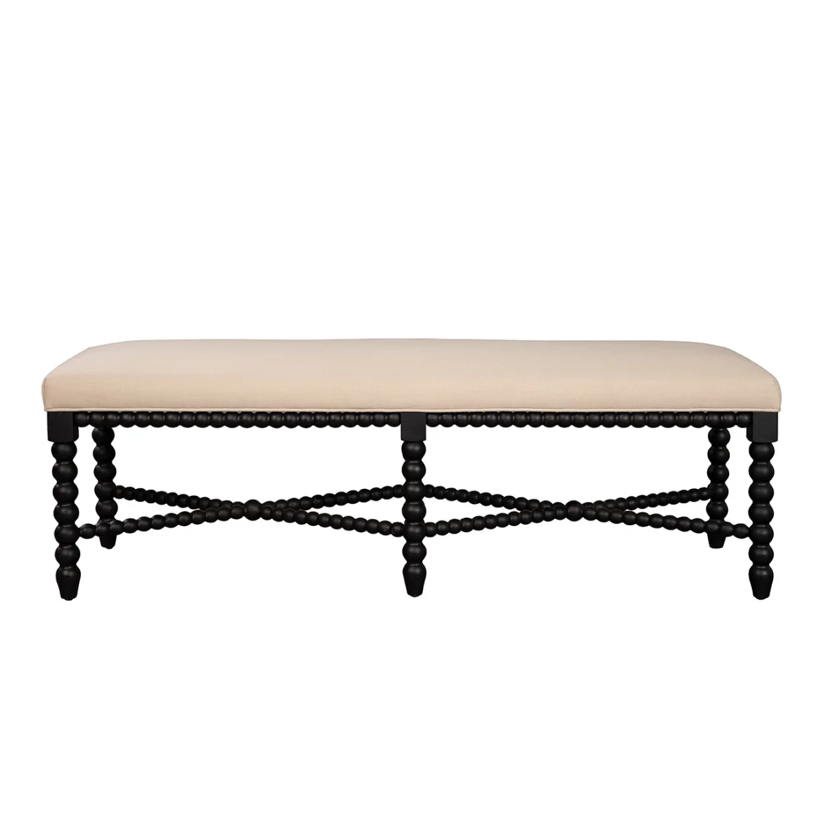 Monetti Bobbin Bench Chairs & Benches Brown 6