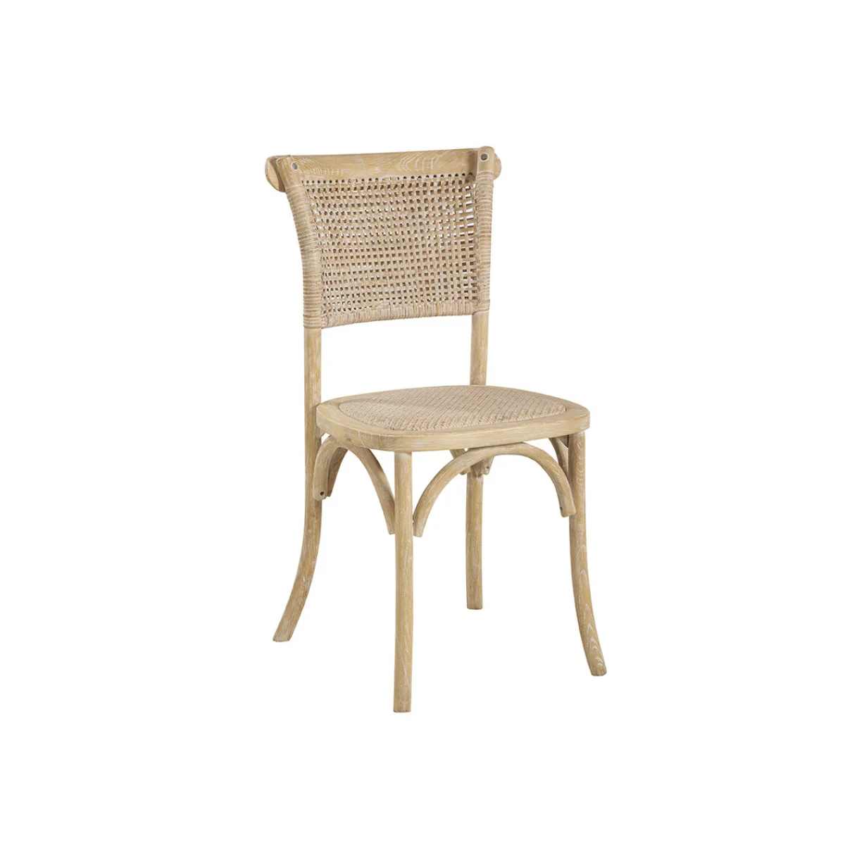White Washed Halsey Side Chair Chairs & Benches Chairs & Benches 4