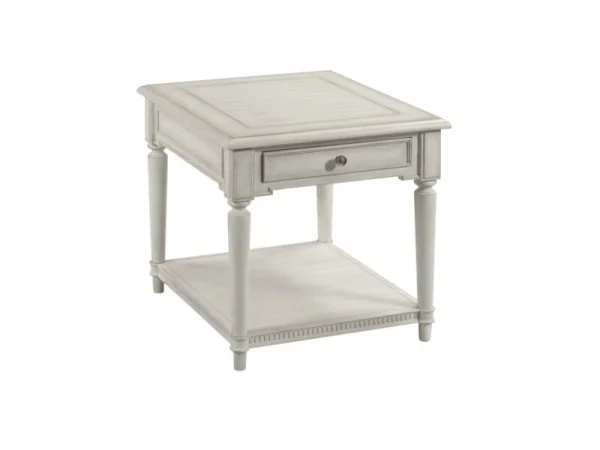 Terrace Drawer End Table End tables black